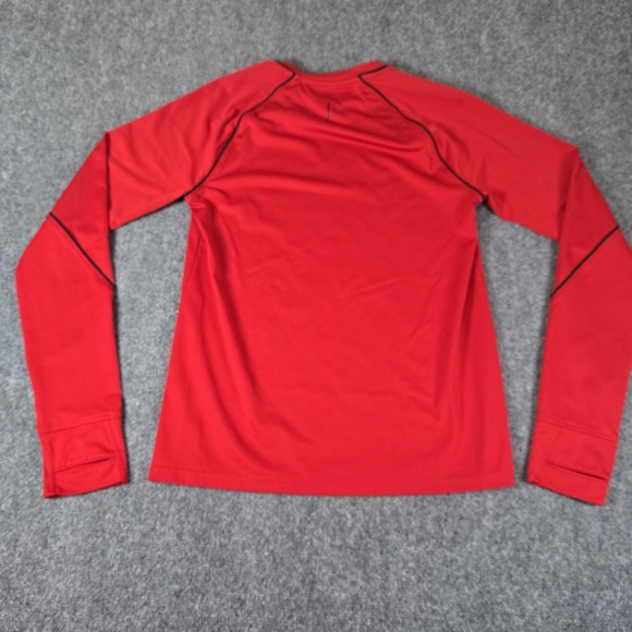 Sports Illustrated Red Long Sleeve Athletic T Shirt Mens Size S Moisture Wicking - Picture 7 of 13